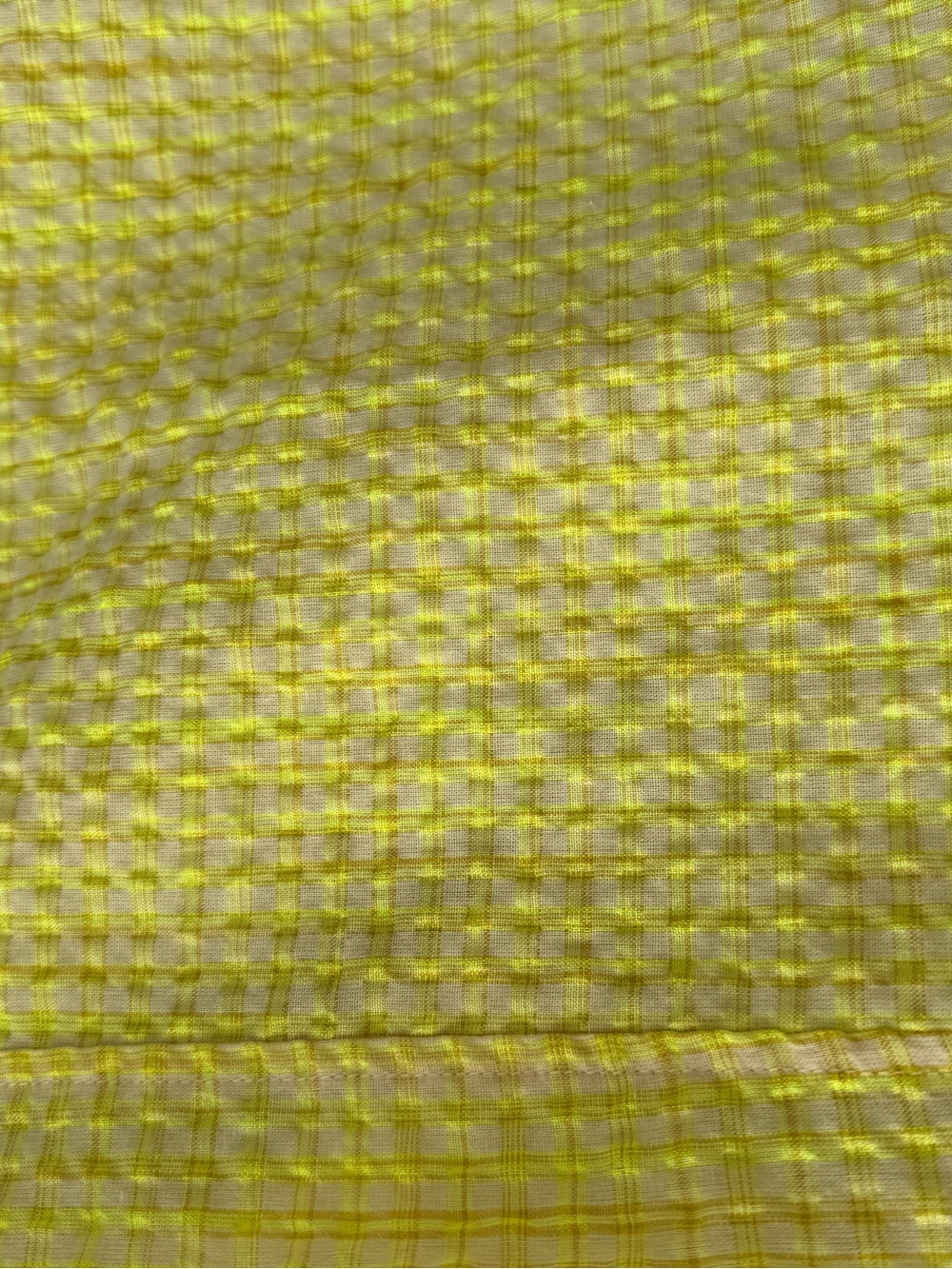 Corey Lynn Calter Yellow Textured Drop-Waist Dress - Picture 9 of 11